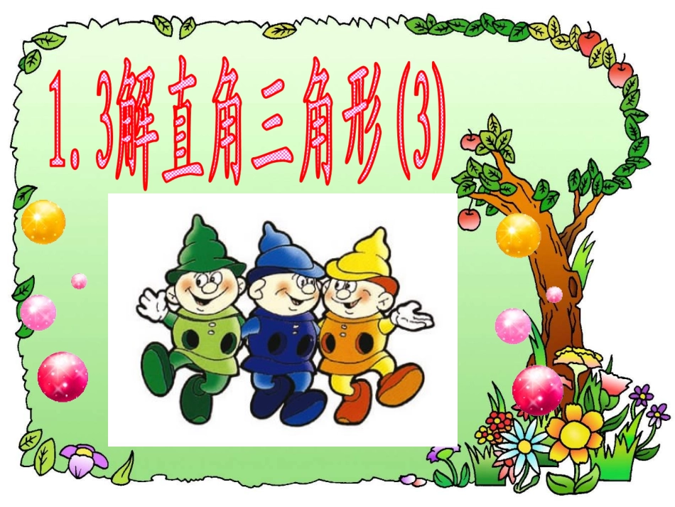 解直角三角形()_第1页