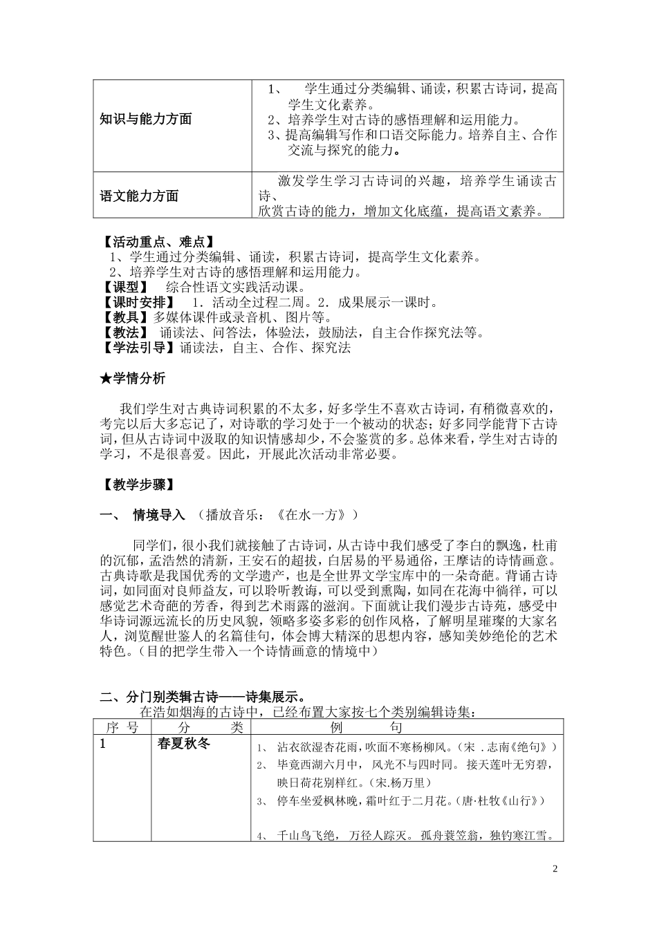 古诗苑漫步(精简版)_第2页