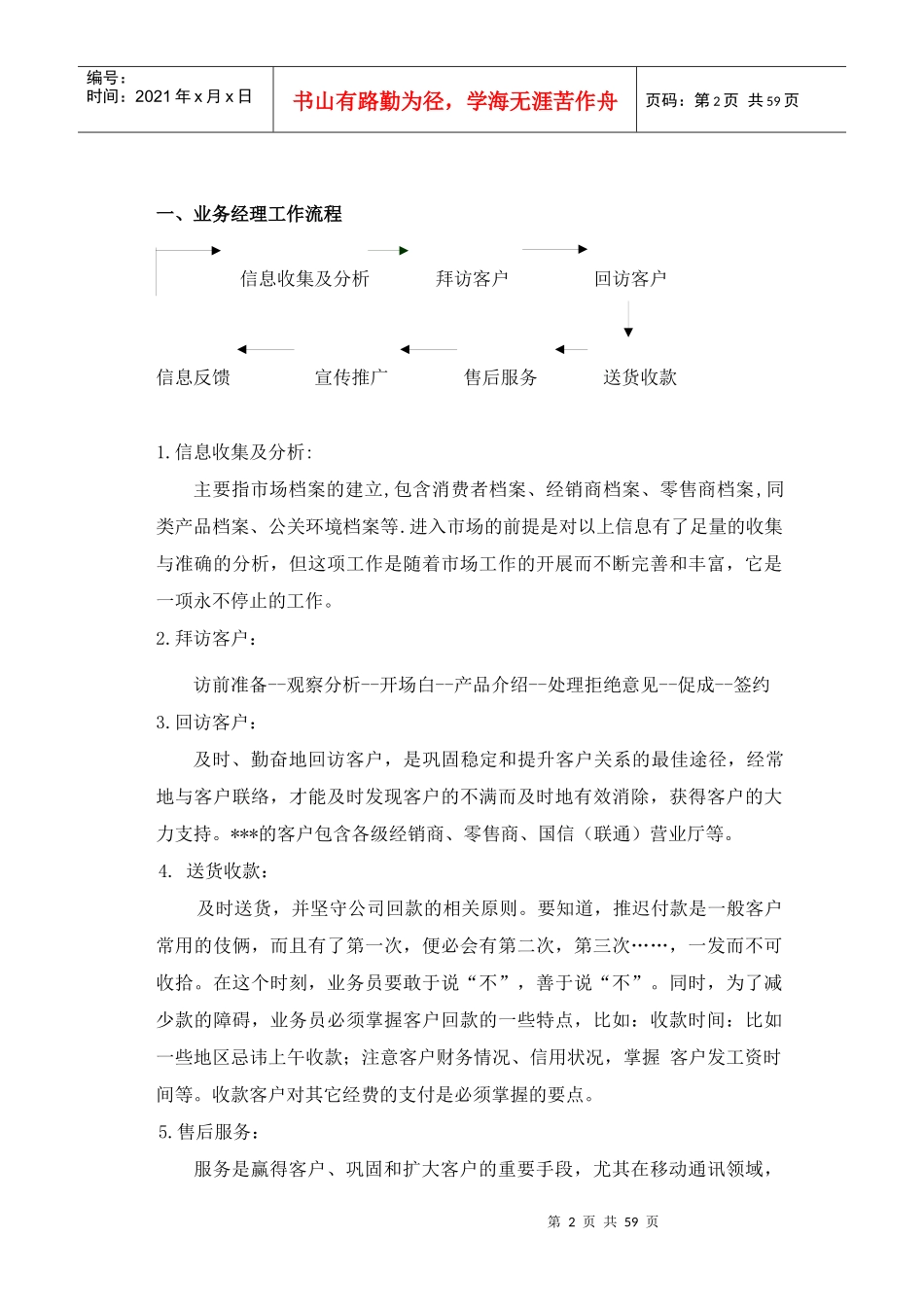 某公司经理业务管理及管理知识培训技巧_第2页
