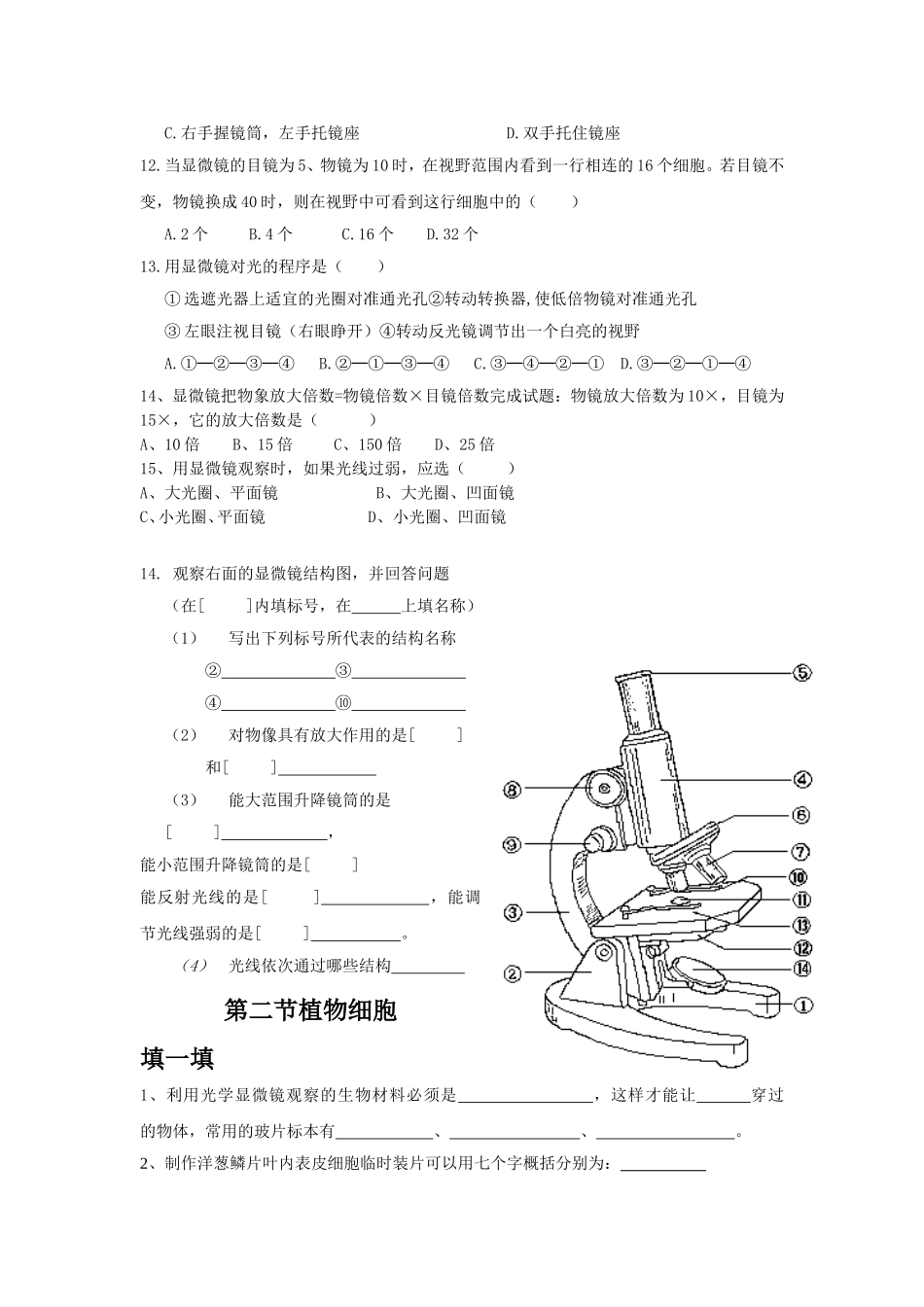 练习使用显微镜_第3页