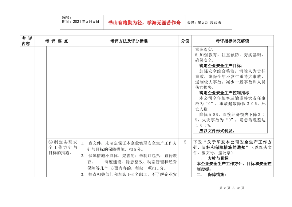 道路旅客运输标准化达标考评指标及补充解读_第2页