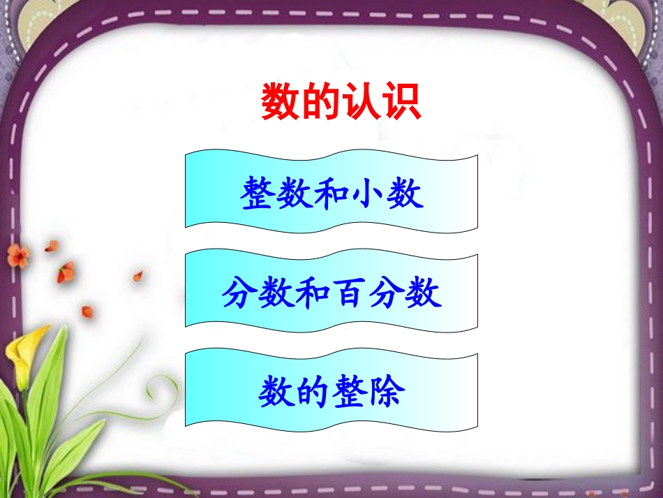 小学数学六年级下册总复习《数的认识》课件_(1)_第2页