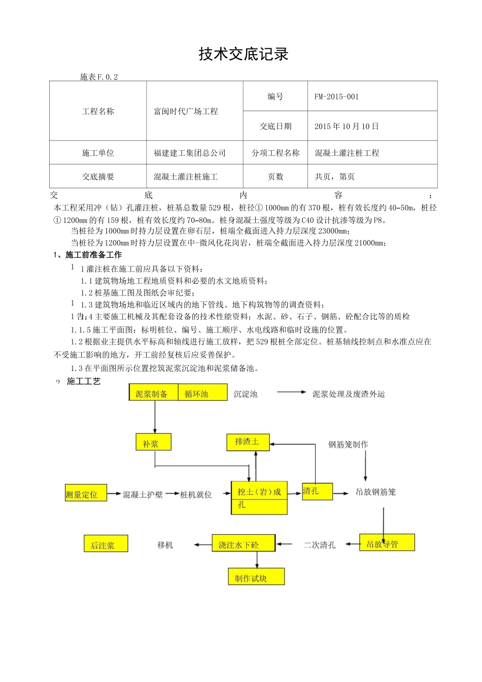 桩基技术交底_第1页