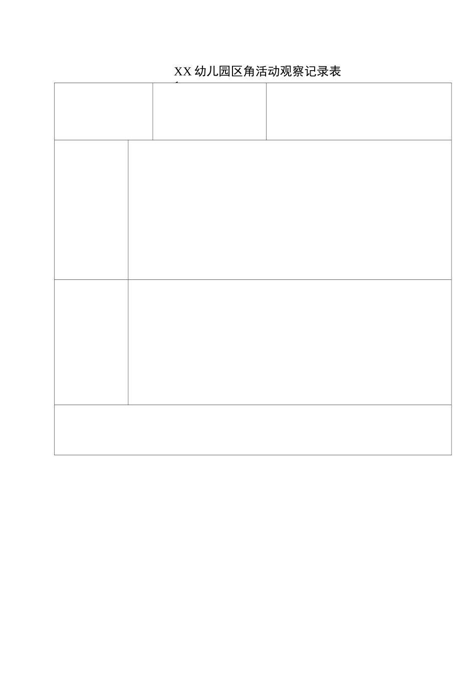小班区角观察记录20篇_第2页