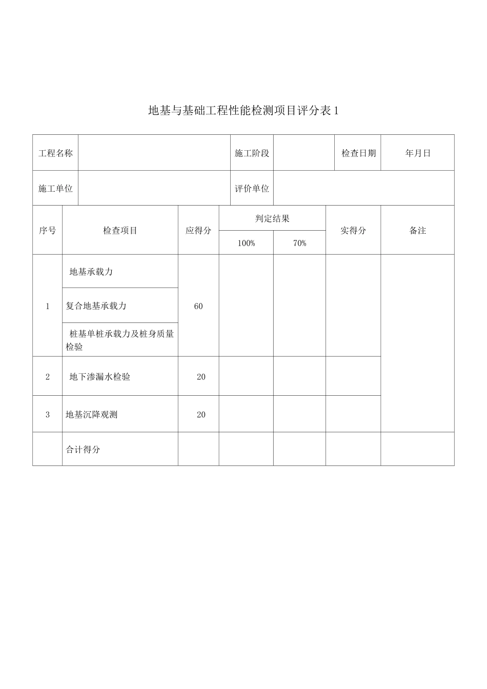 结构工程质量评价表_第2页