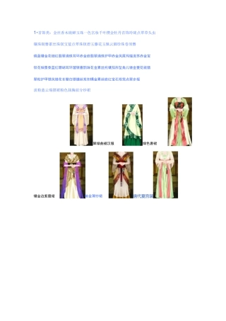 古代女子服饰(含图)