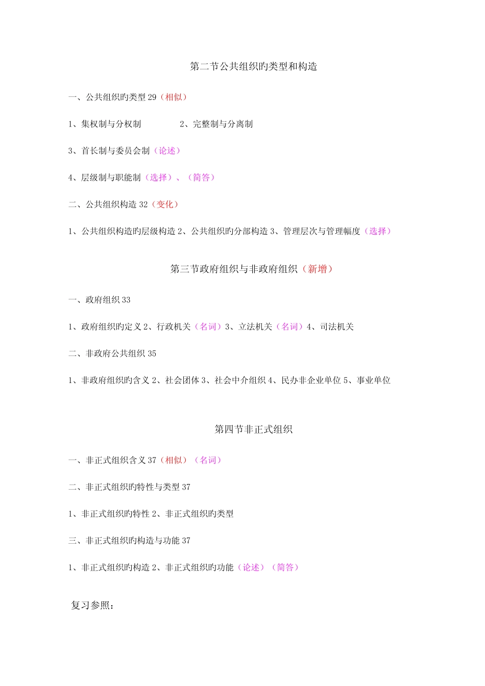2023年同等学力申硕公共管理行政管理学科参考资料 _第3页
