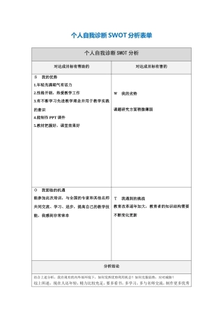 高升唐颖个人诊断