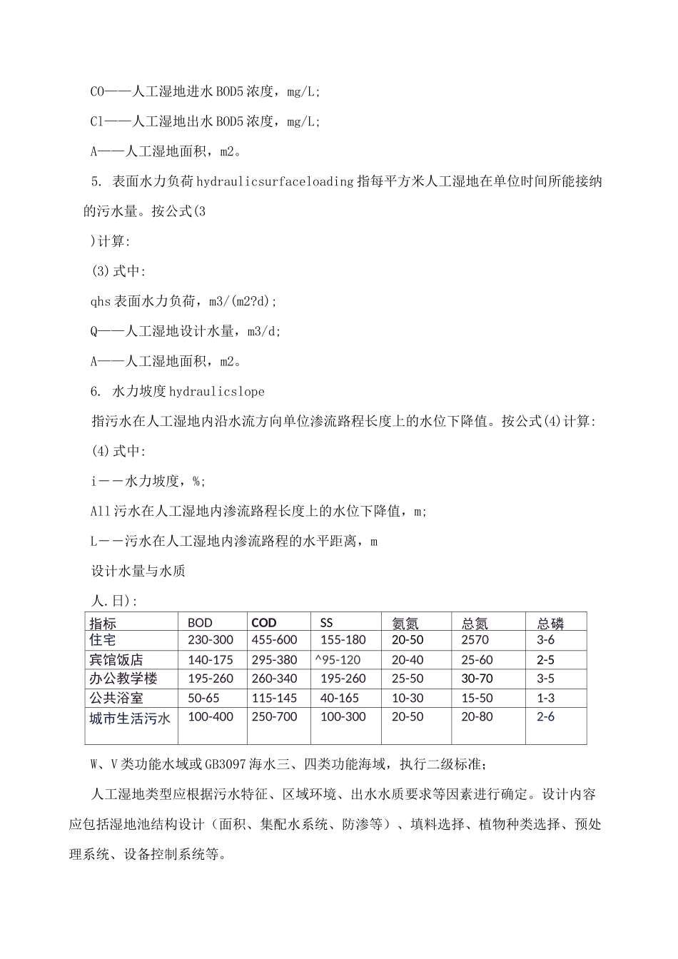 人工湿地设计规范_第3页