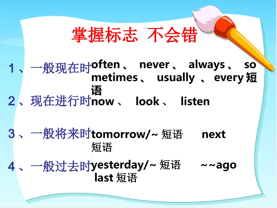 小学英语时态_第2页