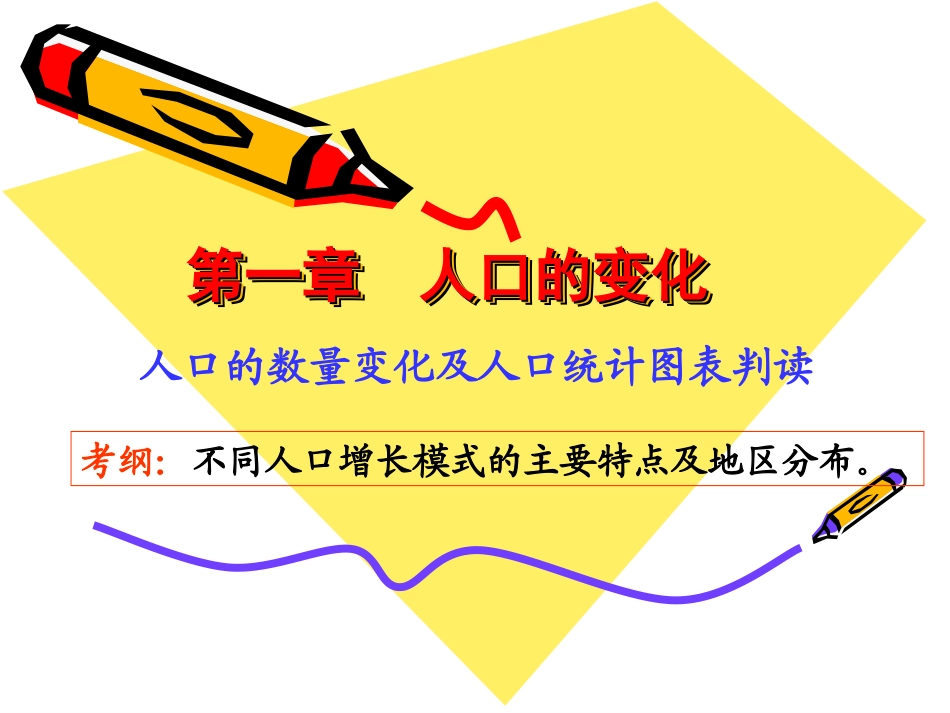 第一章__人口的变化复习公开课教案_第1页