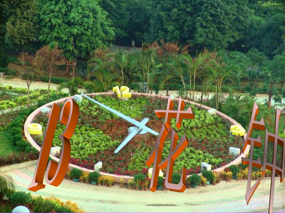 三年级语文上册_花钟1课件_人教新课标版-副本_第1页