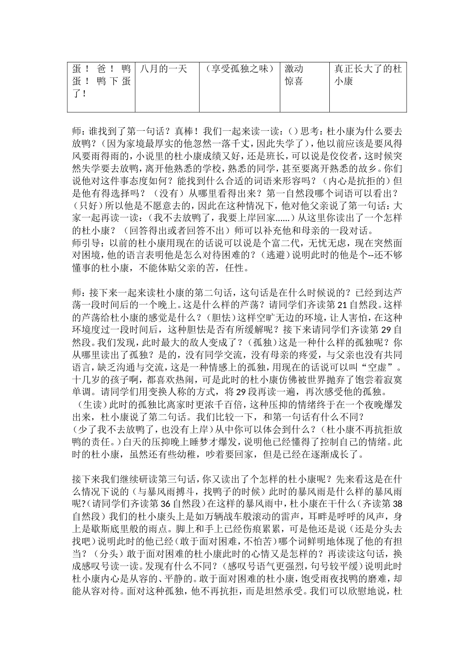 孤独之旅课堂设计_第2页