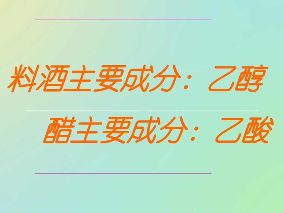 人教版必修2乙酸第2课时课件（19张）_第3页