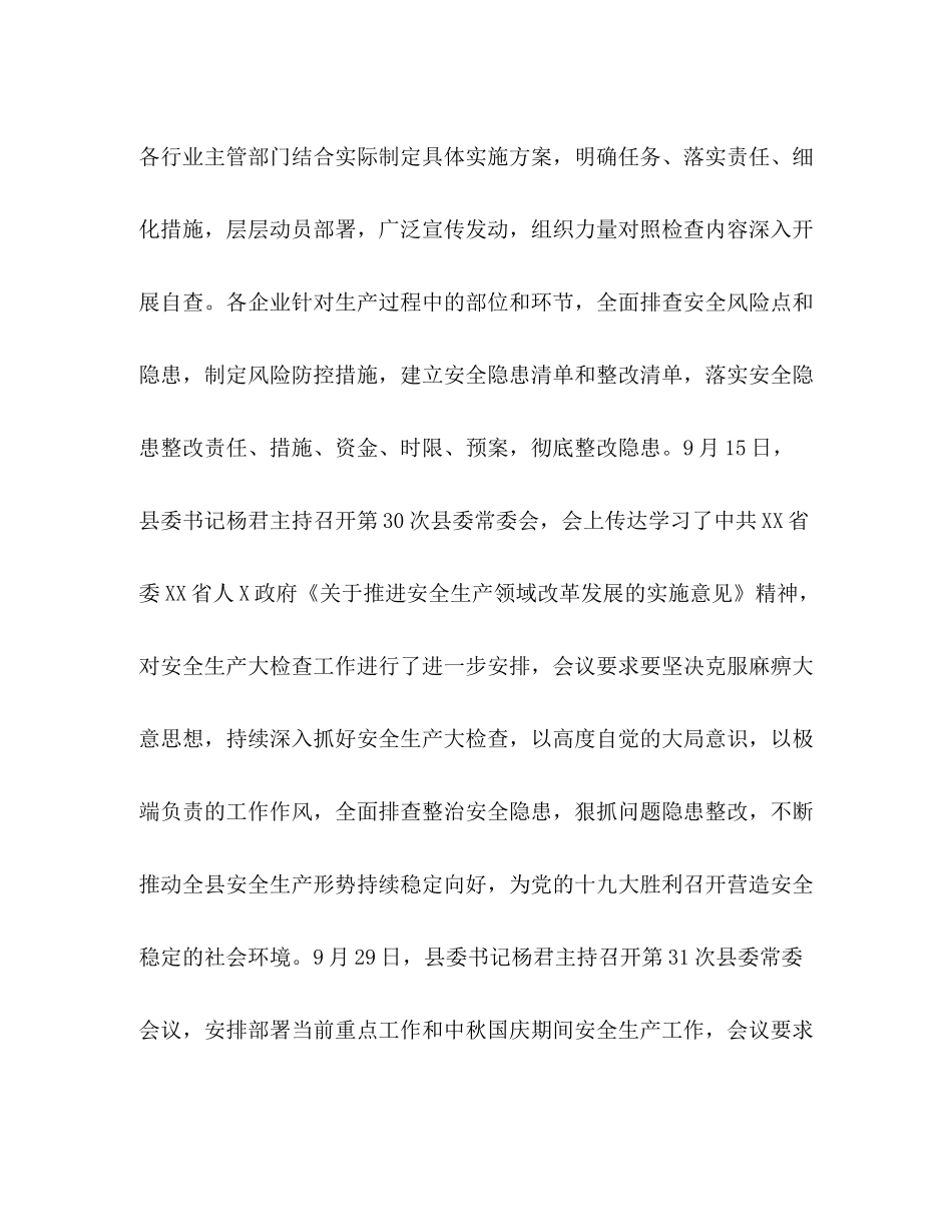 安监局年安全生产大检查工作总结_第2页