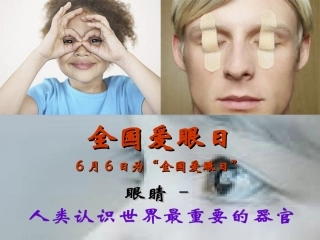 全国爱眼日-幼儿园课件