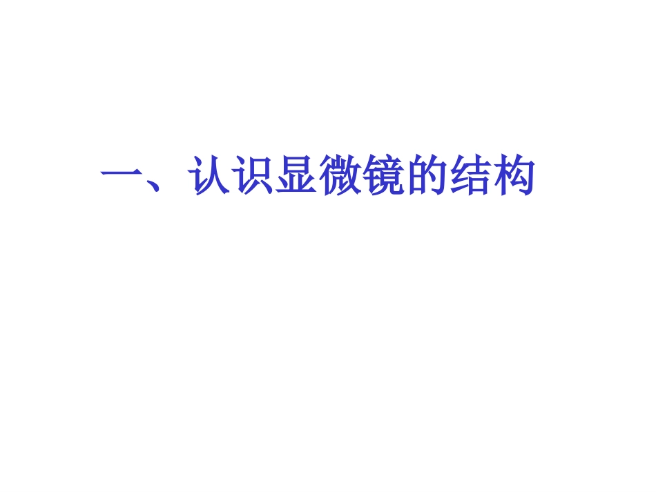 浙教版七年级（上）显微镜使用_第3页