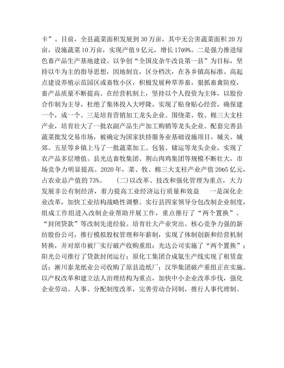 2020年县政府工作总结 _第2页