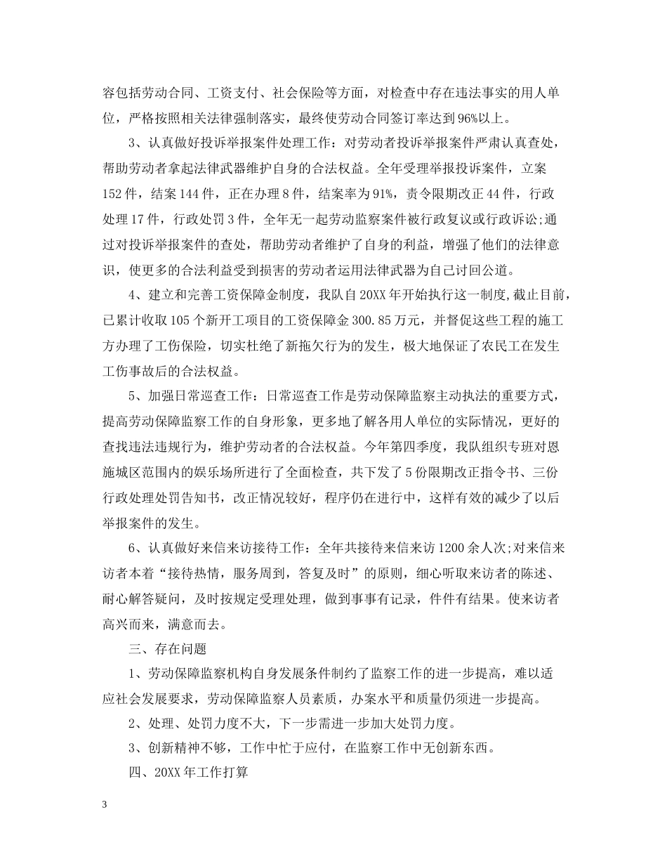 劳动监察大队个人总结_第3页