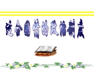 适合国情的政治制度