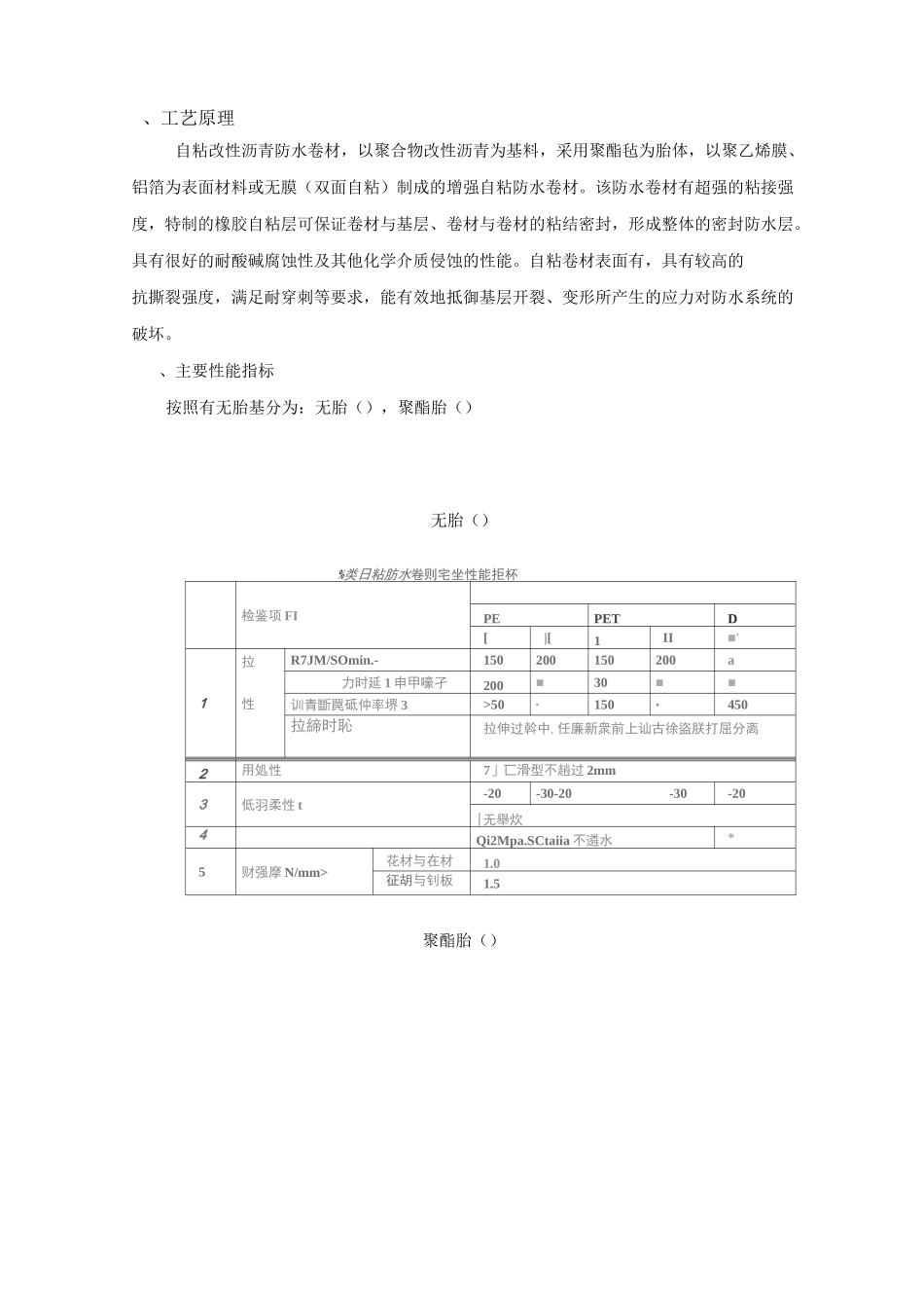 自粘性改性沥青防水卷材防水施工工法_第2页