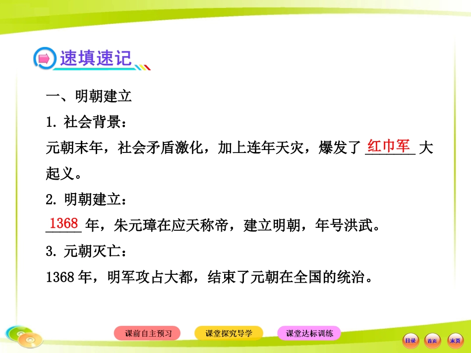2013版初中历史金榜学案配套课件：716明朝皇权的高度集中（岳麓版七年级下,20张PPT）_第3页
