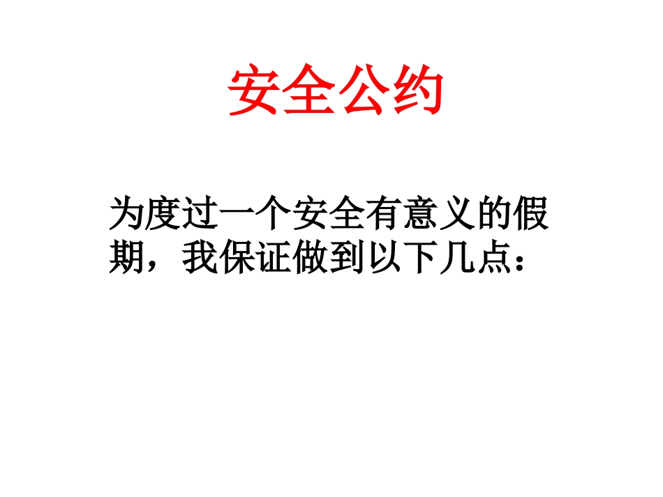 安全公约课件_第1页