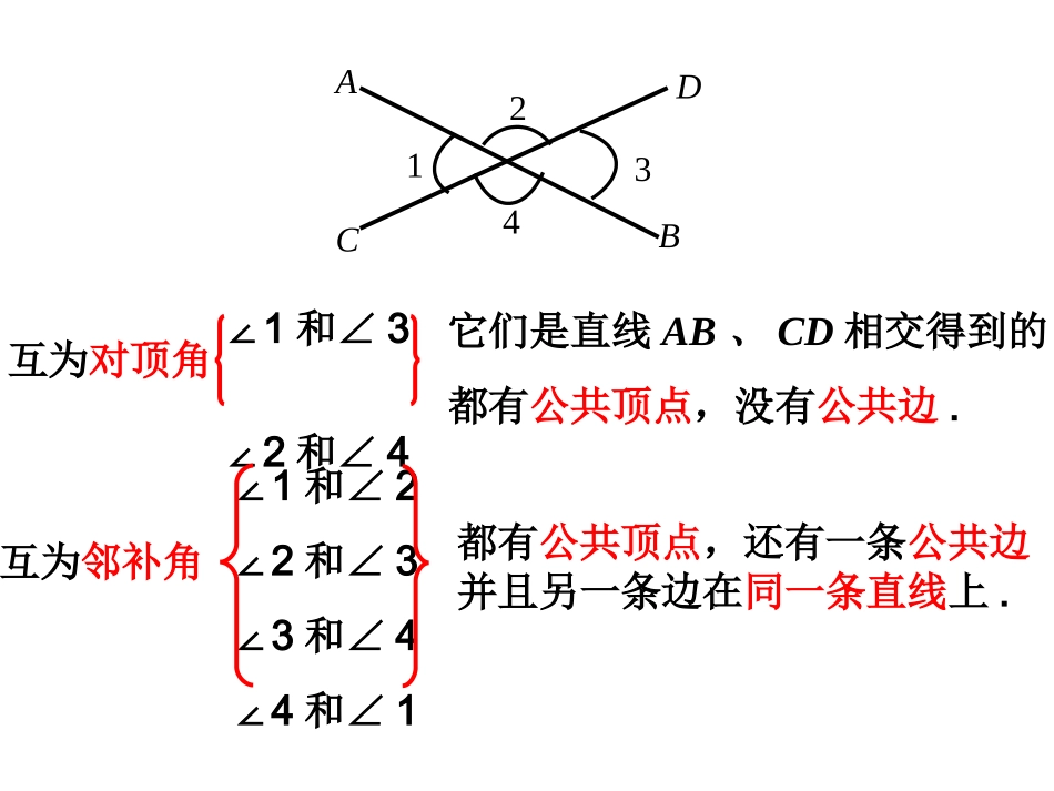 七年级数学下册：511相交线_第3页