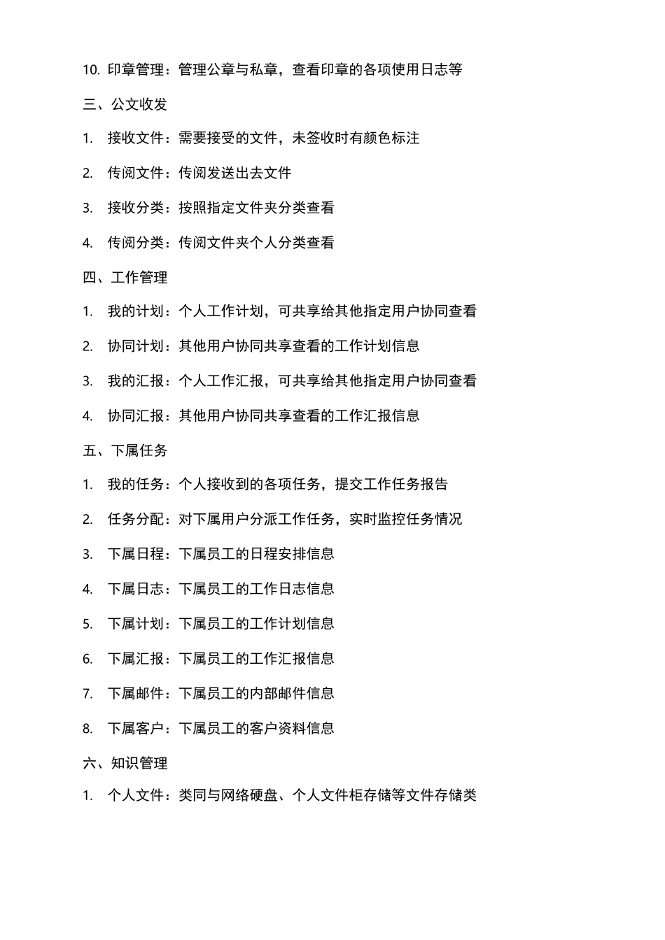 信息化系统模块清单_第2页