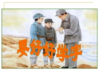 苏炯二年级《要好好学字》