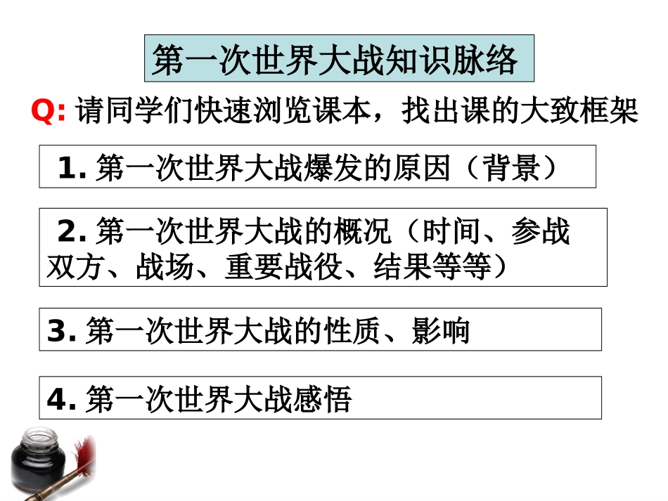 -第一单元第一课《第一次世界大战》_第2页