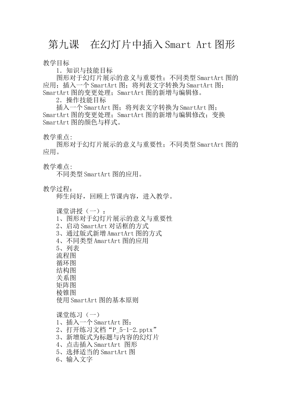 在幻灯片中插入SmartArt图形_第1页