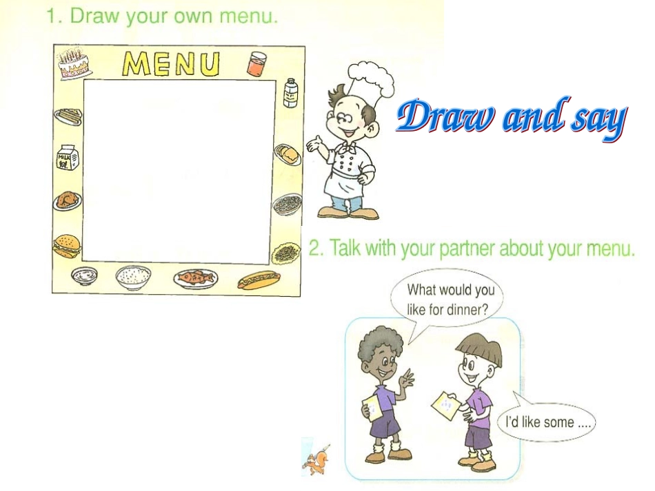 新版四年级英语dinners_ready_第四课时 (2)_第3页