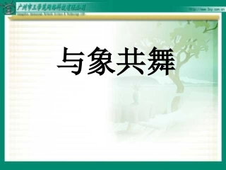 《与象共舞》课件