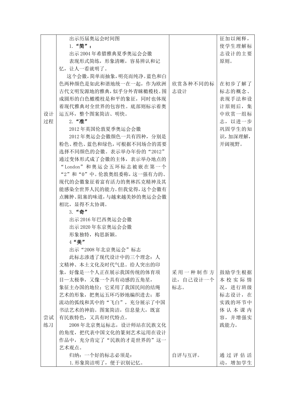 七年级美术教案《标志设计》_第3页