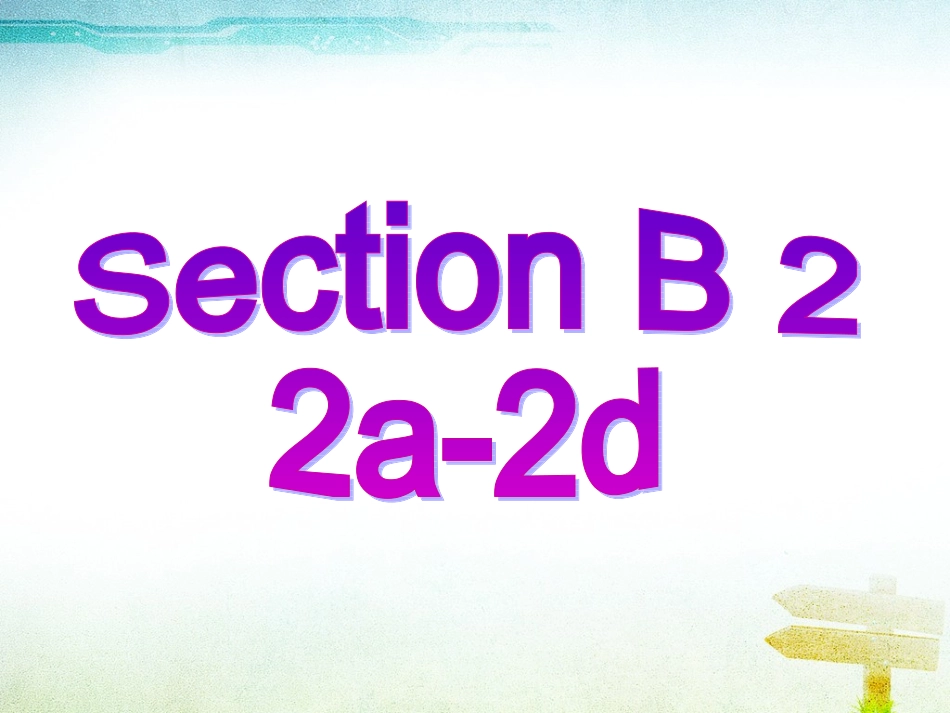 九年级人教版unit3SectionB1_第3页