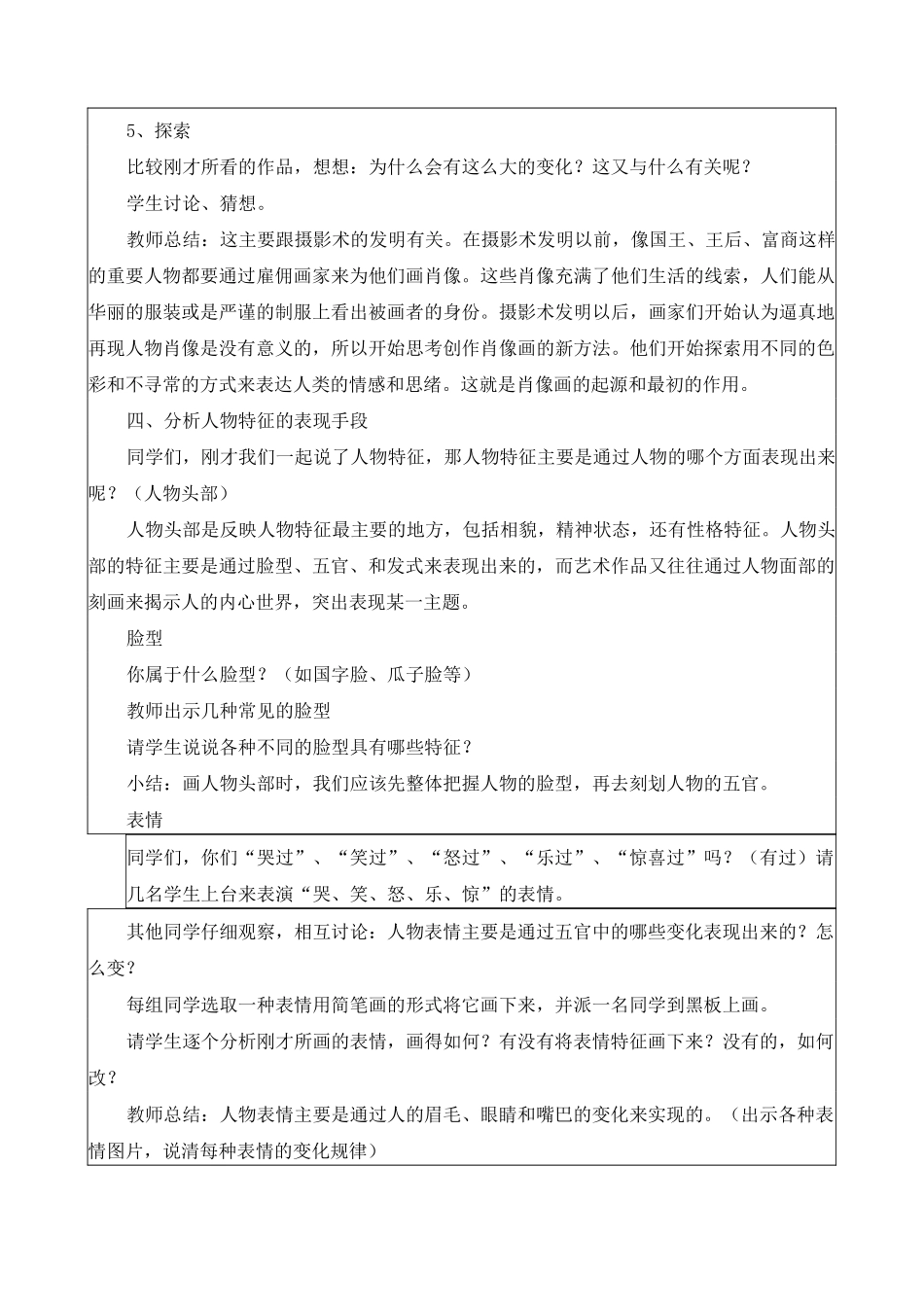 《肖像艺术》公开课教案_第3页