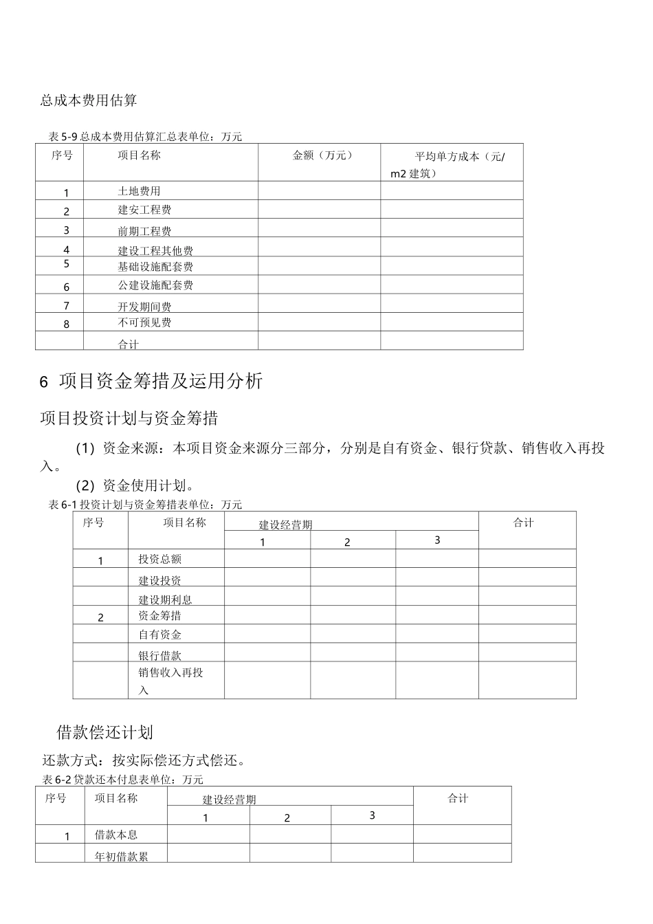 房地产投资估算_第3页