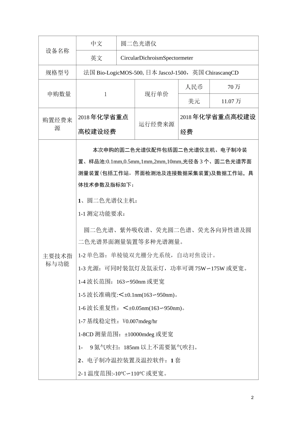 圆二色谱仪论证报告_第3页