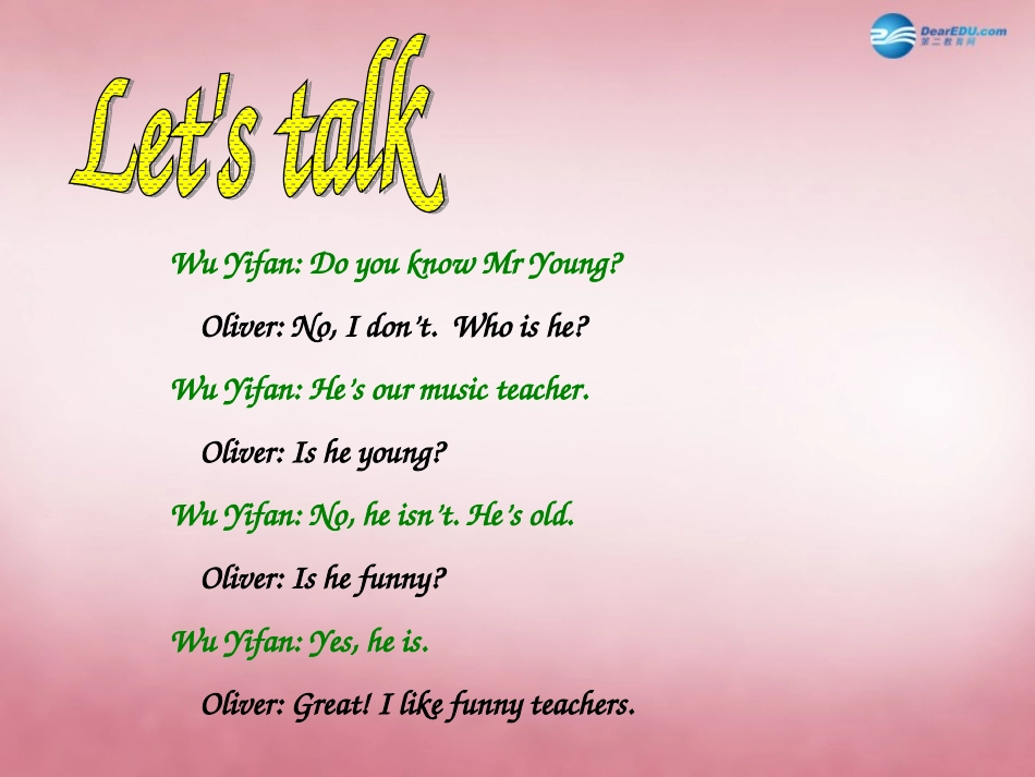 2014年秋五年级英语上册Unit1What'shelike课件1人教PEP_第3页