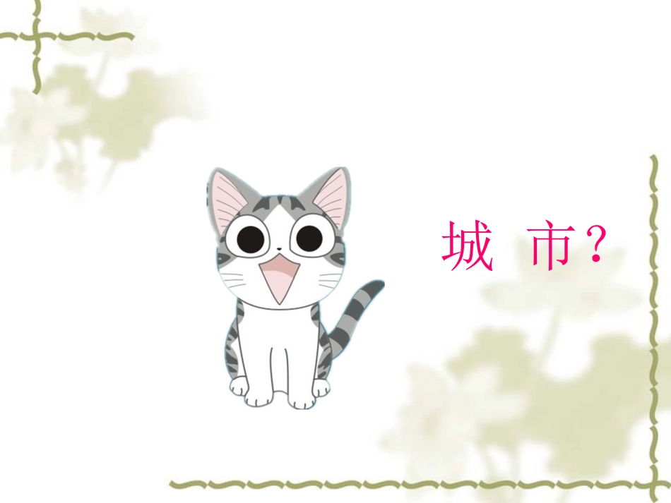 野猫的城市PPT课件2_第2页