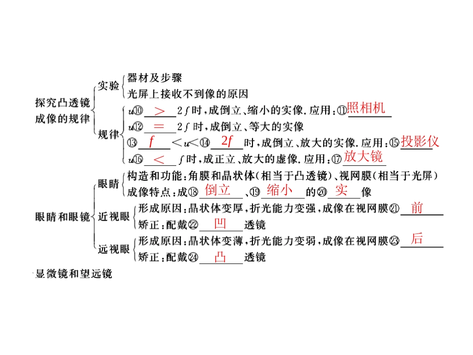 透镜及其应用（人教版）2013年中考物理二轮专题复习课件_第3页