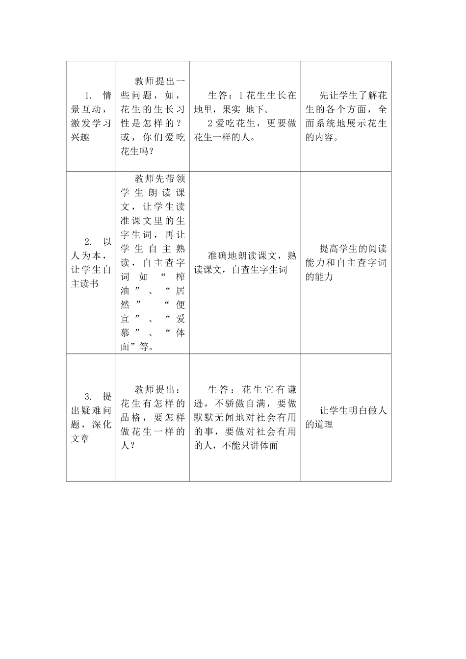 《落花生》教学设计_第3页