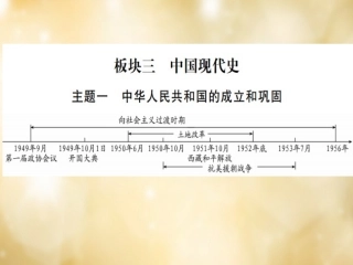 2016年中考板块三中国现代史