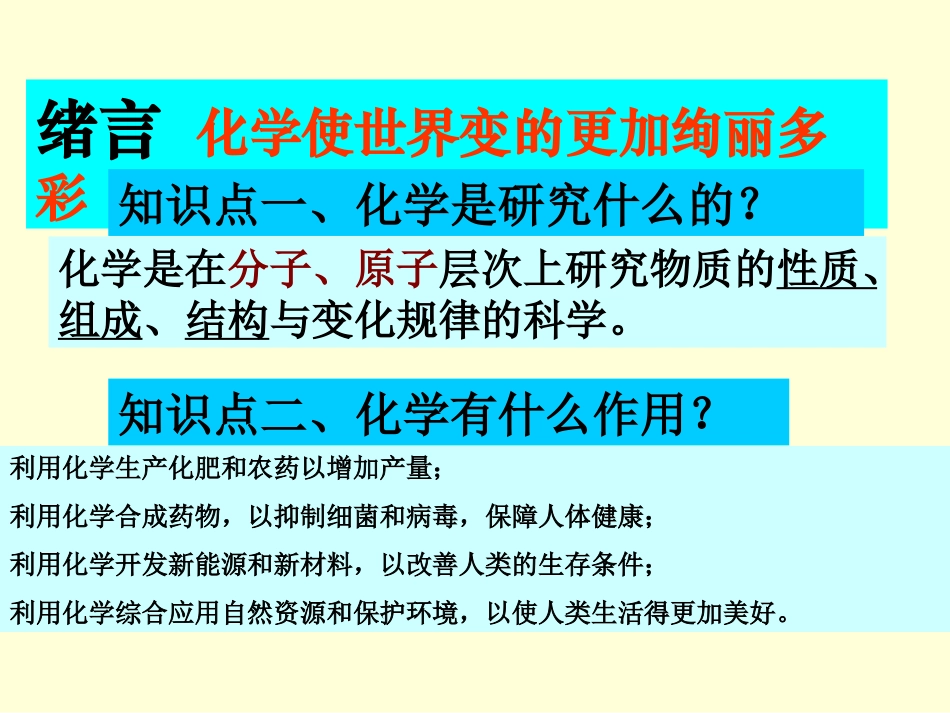 第一单元走进化学世界复习_第2页