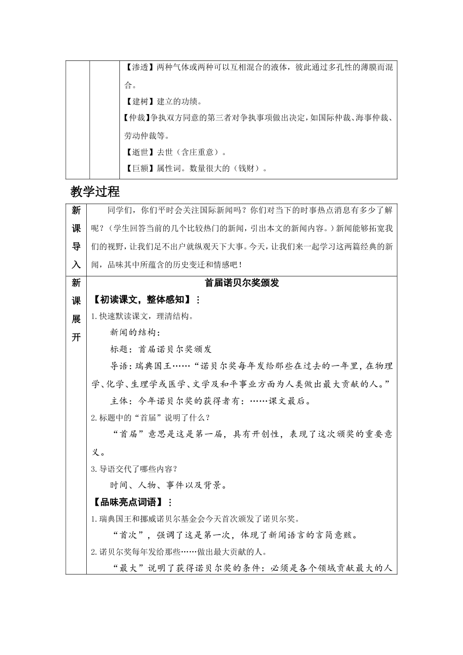 首届诺贝尔奖颁发 ()_第2页