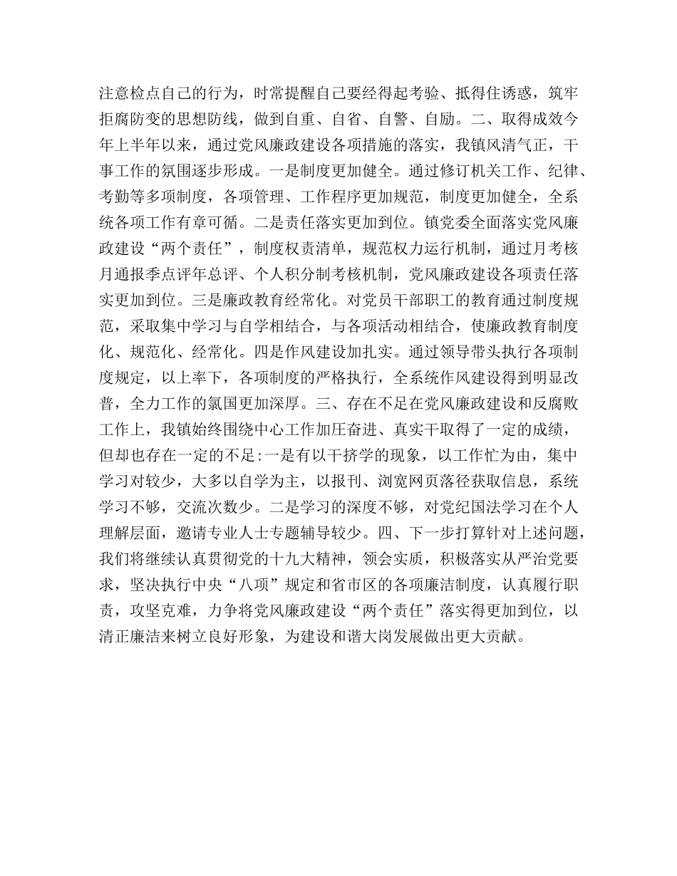 2020年乡镇党风廉政建设主体责任情况报告-乡镇2020党风廉洁建设计划 _第2页