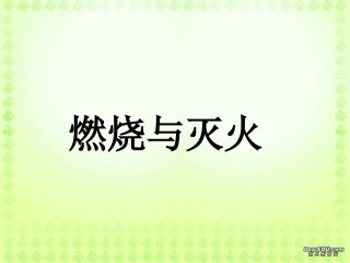 燃烧与灭火2
