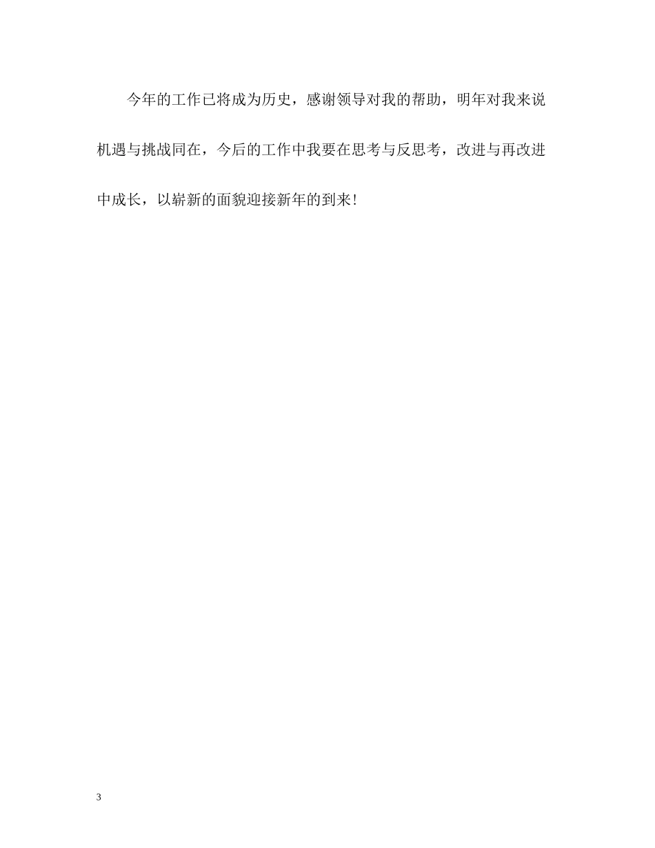 业务员年度个人工作自我总结_第3页