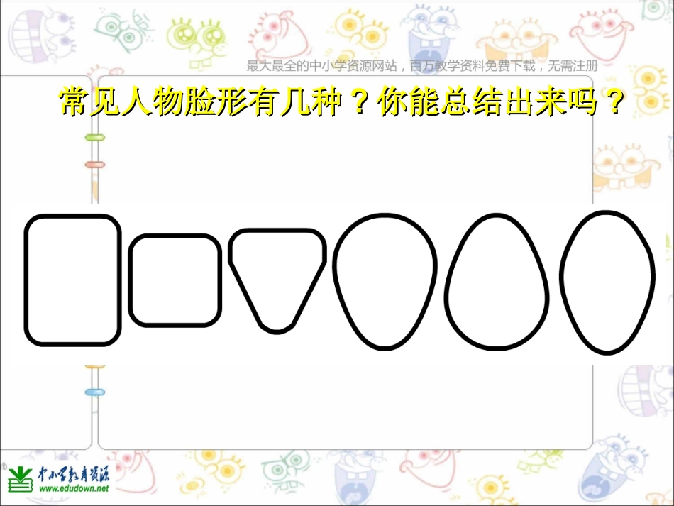 第2课人美版美术五上《画人像》PPT课件(1)_第2页